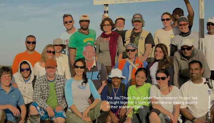Blue-carbon field team_Abu Dhabi_January 2013